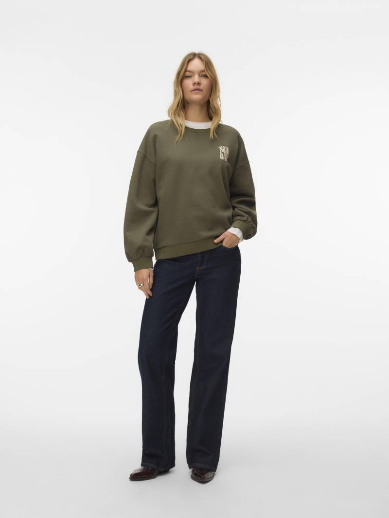 VERO MODA - VMIMIO L/S SWEATSHIRT JRS BTQ kalamata - Gr. - S von VERO MODA