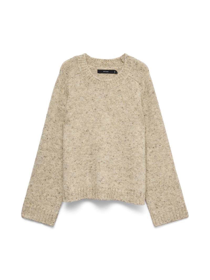 VERO MODA - VMINGRID LS O-NECK PULLOVER NOOS silver mink - Gr. - XS von VERO MODA