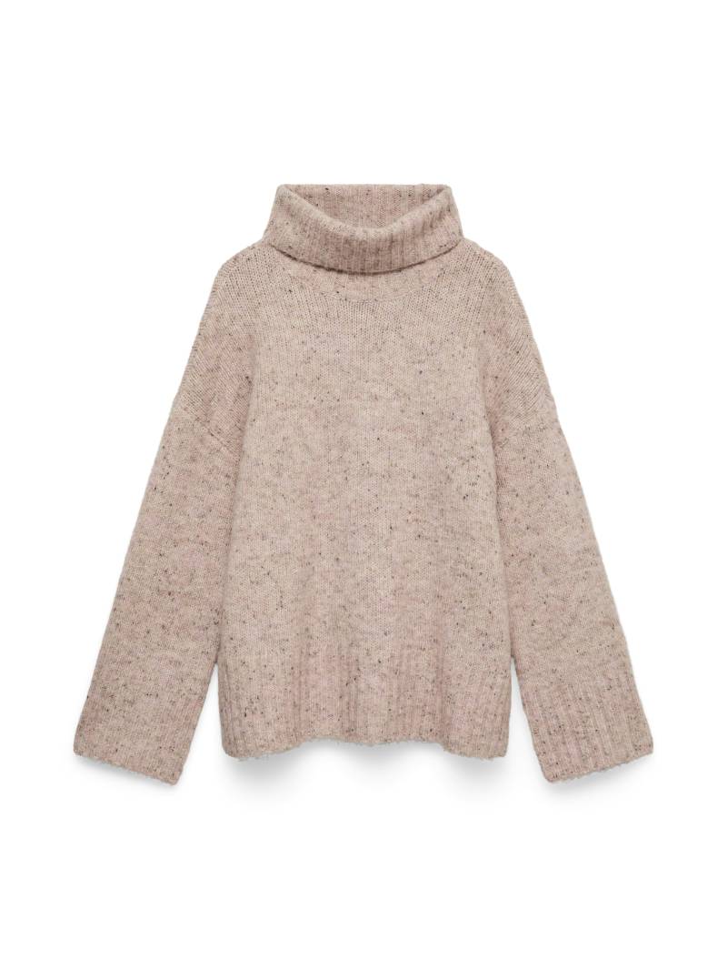 VERO MODA - VMINGRID LS ROLL NECK PULLOVER NOOS pink dogwood - Gr. - M von VERO MODA
