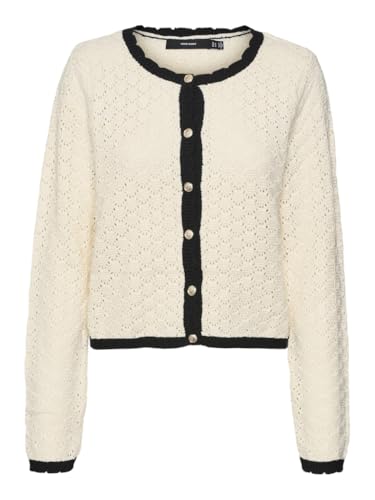 VERO MODA VMJACKIE LS O-Neck Cardigan Boo von VERO MODA