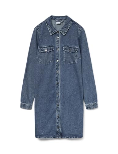 VERO MODA VMJENNIE LS Short Denim Dress Mix NOOS von VERO MODA