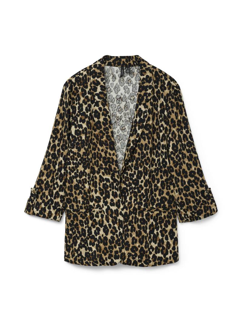 VERO MODA - VMJESMILO 3/4 LOOSE BLAZER WVN NOOS tigers eye - Gr. - XS von VERO MODA