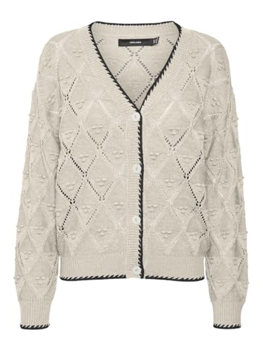 VERO MODA VMJULIAN LS V-Neck Cardigan GA Boo von VERO MODA