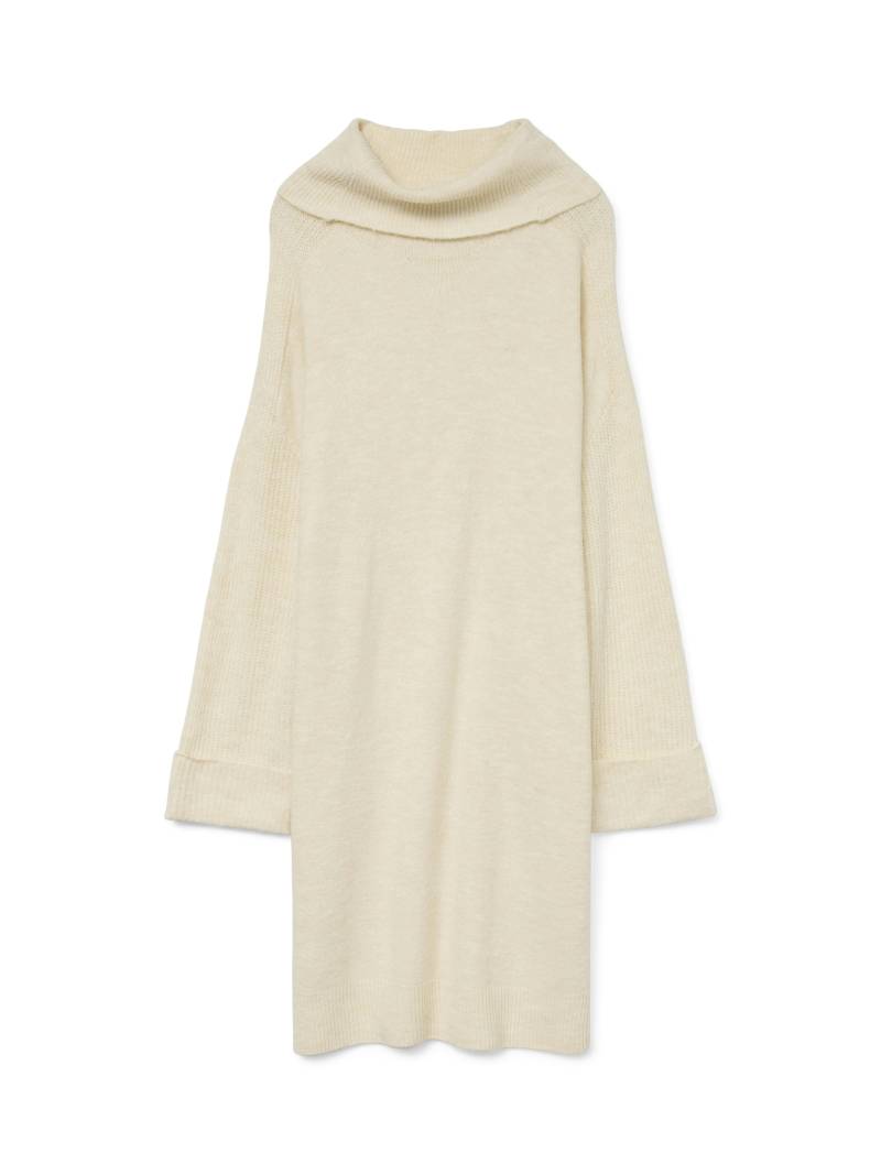 VERO MODA - VMJUPITER LS COWLNECK SHORT DRESS BF birch - Gr. - XS von VERO MODA