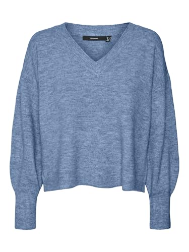VERO MODA VMJUPITER LS V-Neck Pullover BF von VERO MODA