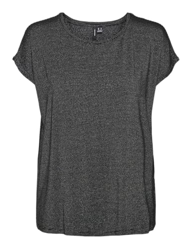 VERO MODA VMLAVA Plain SS TOP Stripe GA von VERO MODA