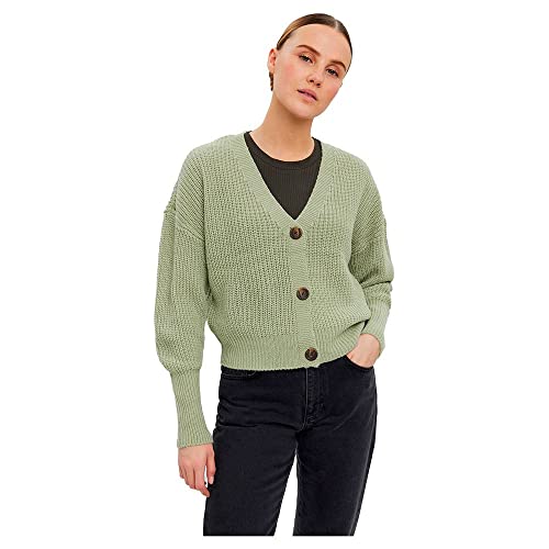 VERO MODA VMLEA LS V-Neck Cuff Cardigan NOOS von VERO MODA