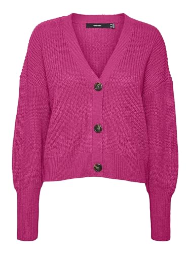 VERO MODA VMLEA LS V-Neck Cuff Cardigan NOOS von VERO MODA