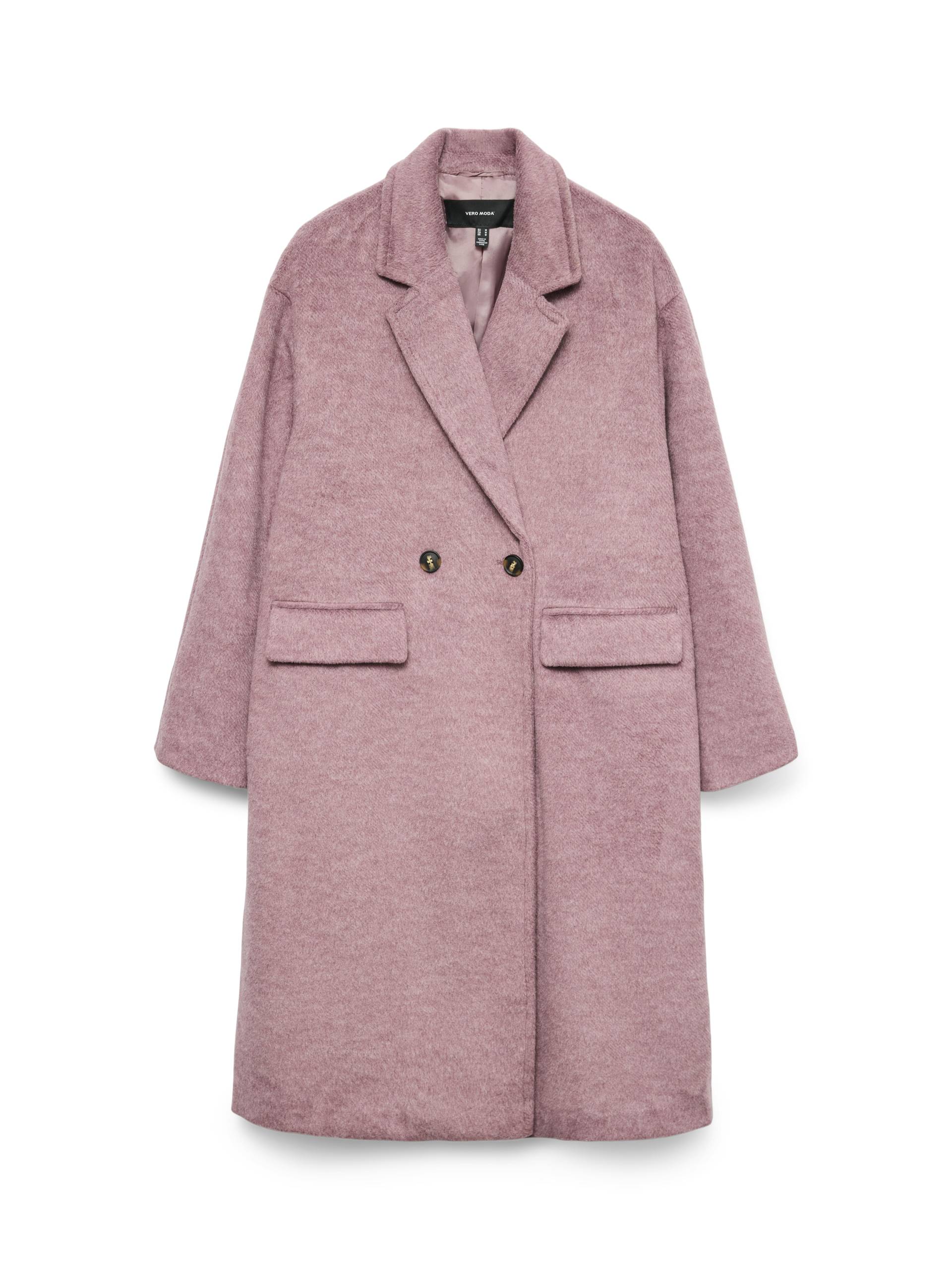 VERO MODA - VMLELEA LONG COAT rose brown - Gr. - S von VERO MODA