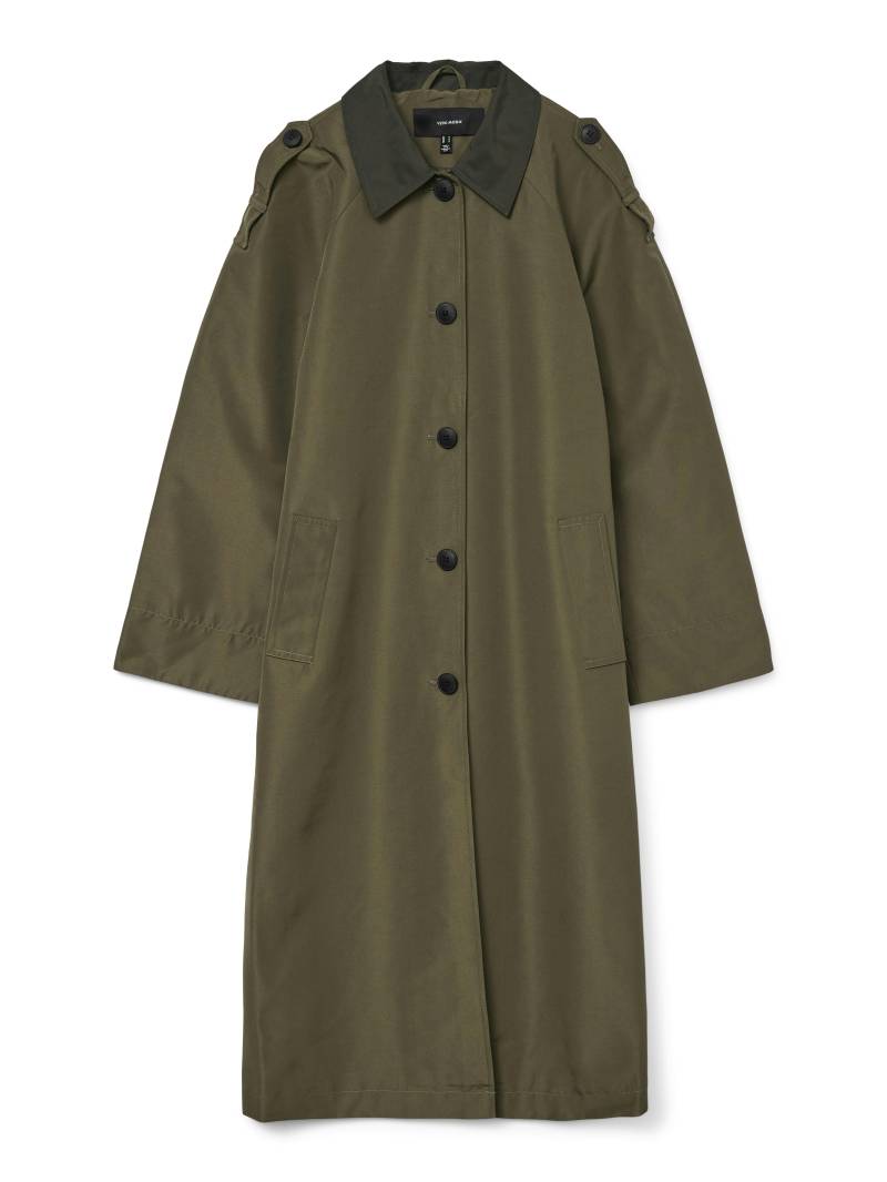 VERO MODA - VMLUCIAMARIA LONG COAT BOO grape leaf - Gr. - M von VERO MODA