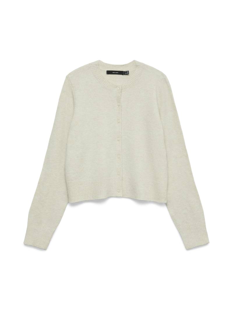 VERO MODA - VMMACY LS O-NECK CARDIGAN birch - Gr. - M von VERO MODA