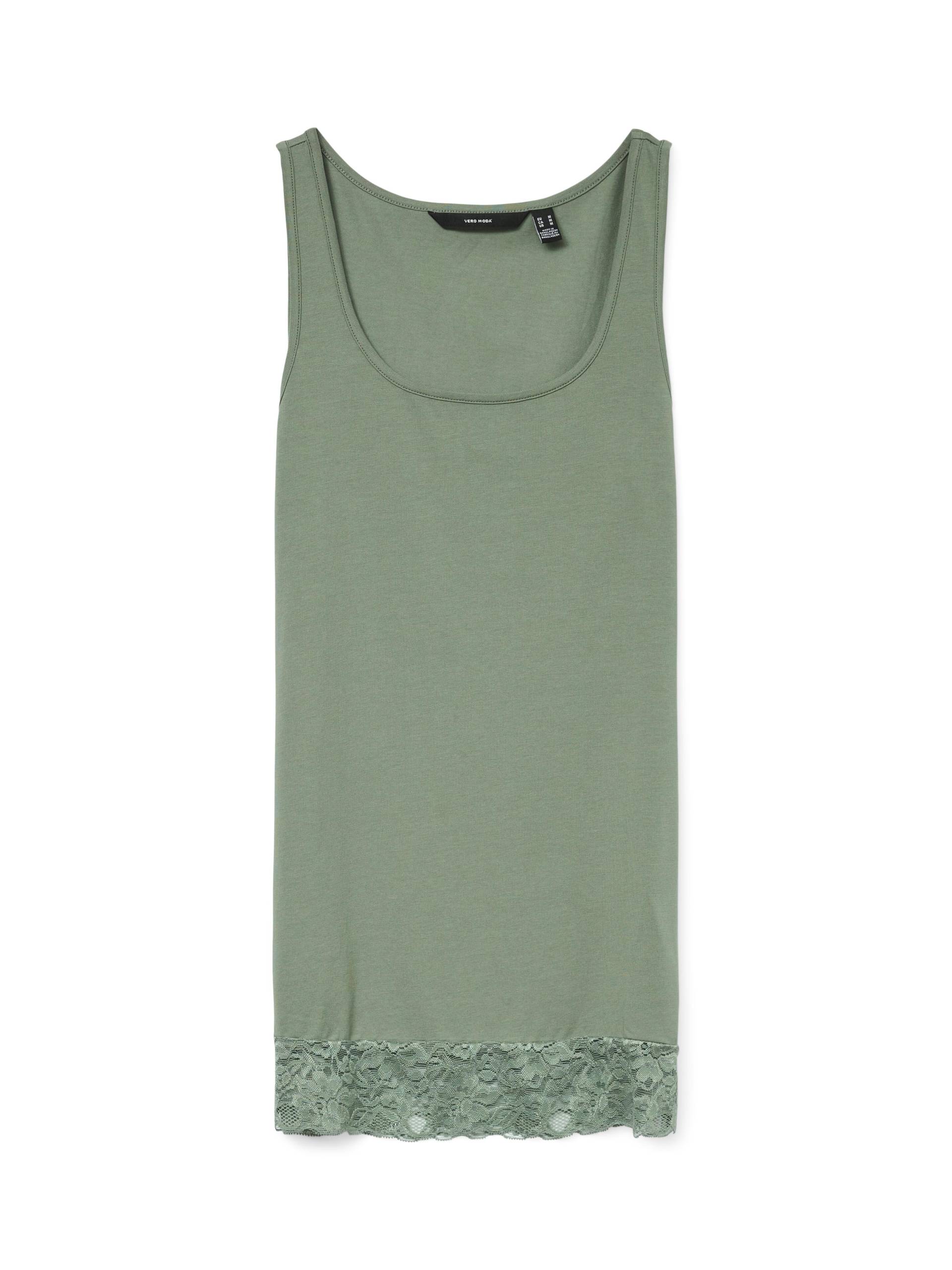 VERO MODA - VMMAXI MY LACE LONG TANK JRS NOOS laurel wreath - Gr. - XL von VERO MODA