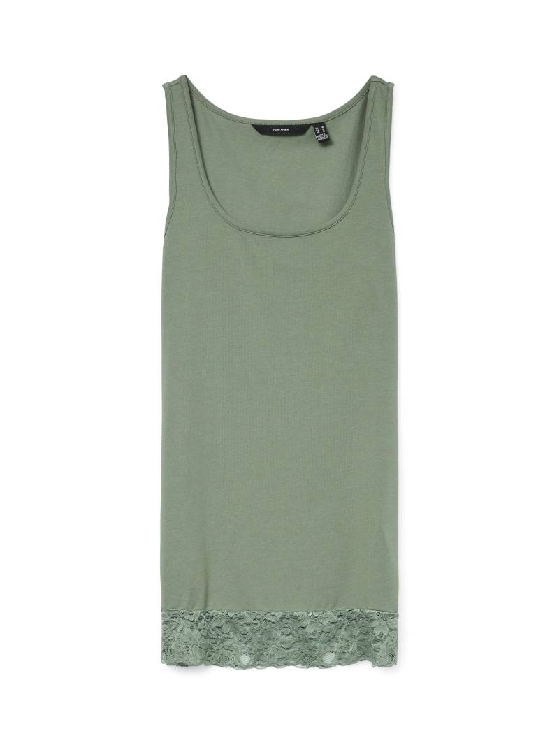 VERO MODA - VMMAXI MY LACE LONG TANK JRS NOOS laurel wreath - Gr. - XL von VERO MODA