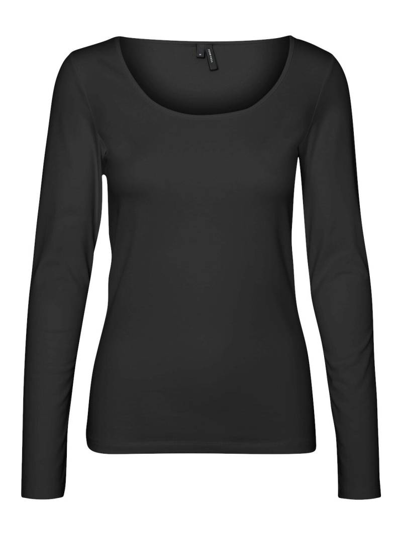 VERO MODA - VMMAXI MY LS SOFT UNECK NOOS black - Gr. - L von VERO MODA