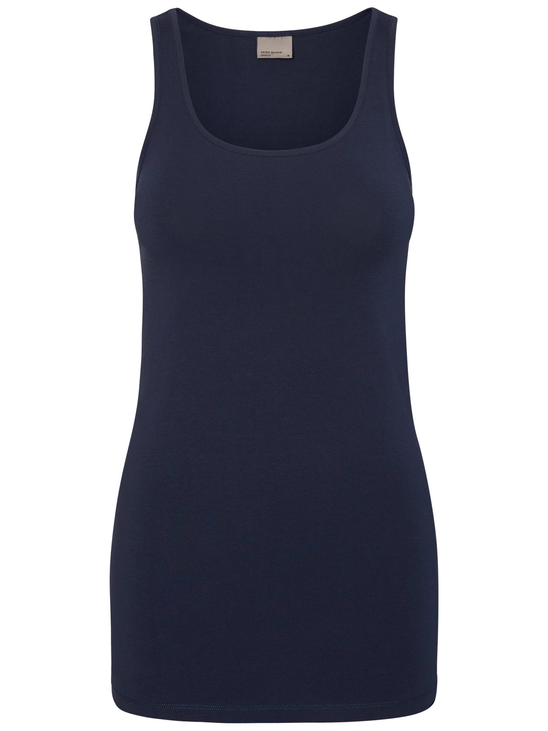 VERO MODA - VMMAXI MY SOFT LONG TANK TOP NOOS black iris - Gr. - S von VERO MODA