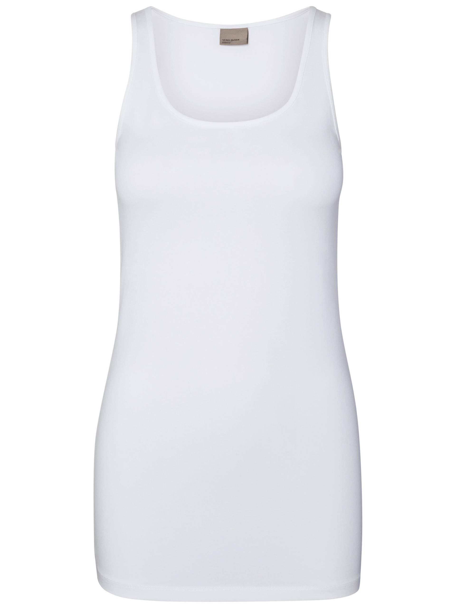VERO MODA - VMMAXI MY SOFT LONG TANK TOP NOOS bright white - Gr. - S von VERO MODA