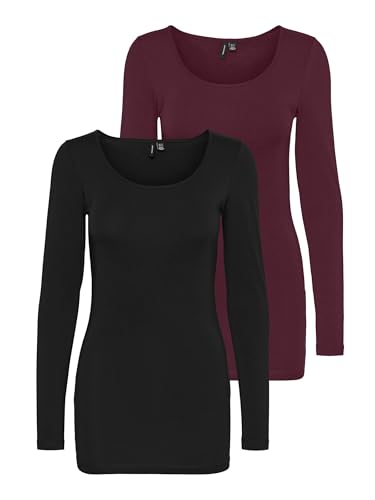 VERO MODA VMMAXI My LS Soft Long U-Neck GA 2 PCK VERO MODA VMMAXI My LS Soft Long U-Neck GA 2 PCK von VERO MODA