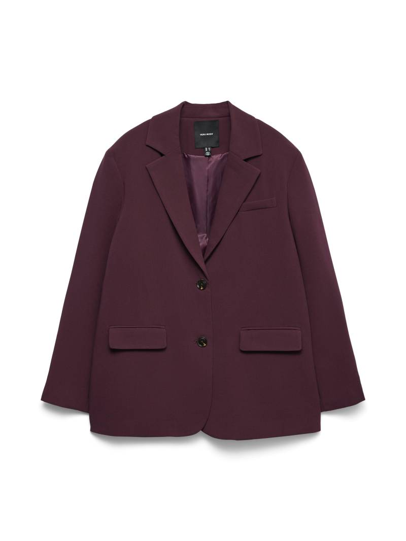 VERO MODA - VMMICHELL LS OVERSIZED BLAZER winetasting - Gr. - 36 von VERO MODA