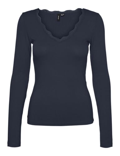 VERO MODA VMMILY LS V-Neck TOP JRS GA von VERO MODA