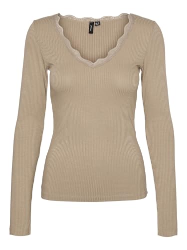 VERO MODA VMMILY LS V-Neck TOP JRS GA von VERO MODA