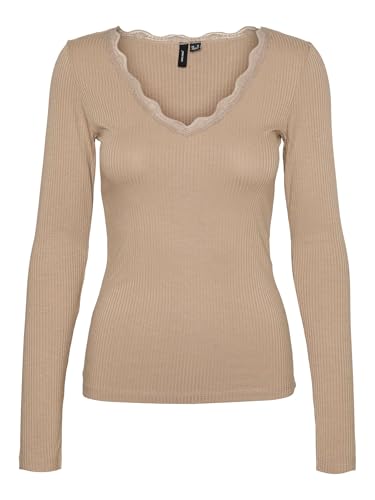 VERO MODA VMMILY LS V-Neck TOP JRS GA von VERO MODA