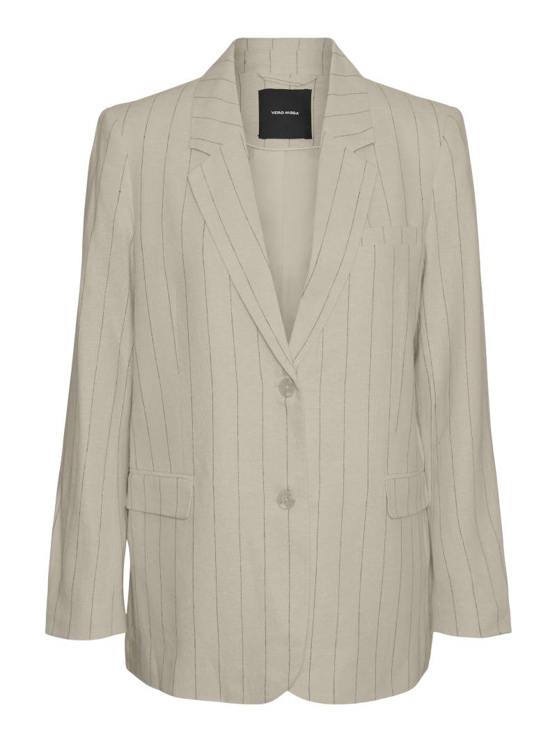 VERO MODA - VMMINDY LS LOOSE LINEN BLAZER MIX oatmeal - Gr. - 38 von VERO MODA