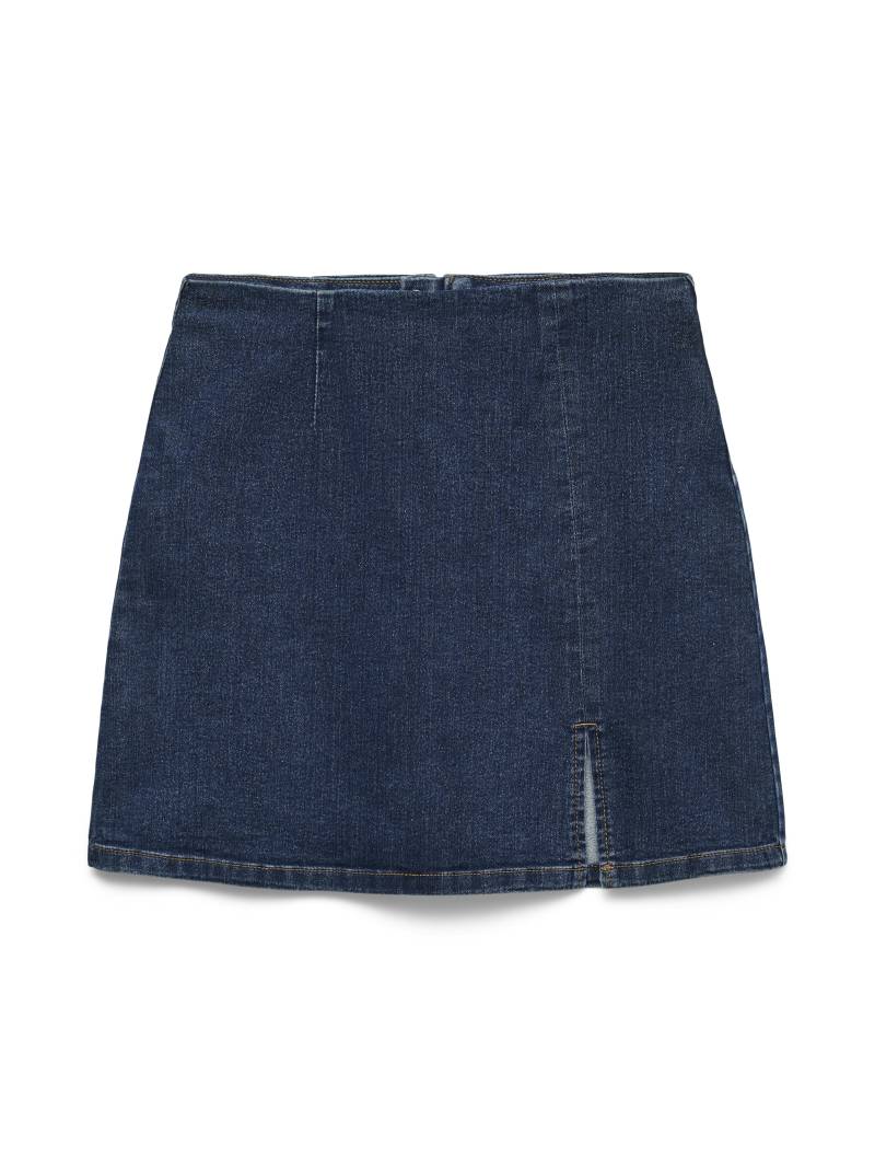 VERO MODA - VMNELLY HR SHORT SKIRT DNM MIX NOOS dark blue denim - Gr. - S von VERO MODA