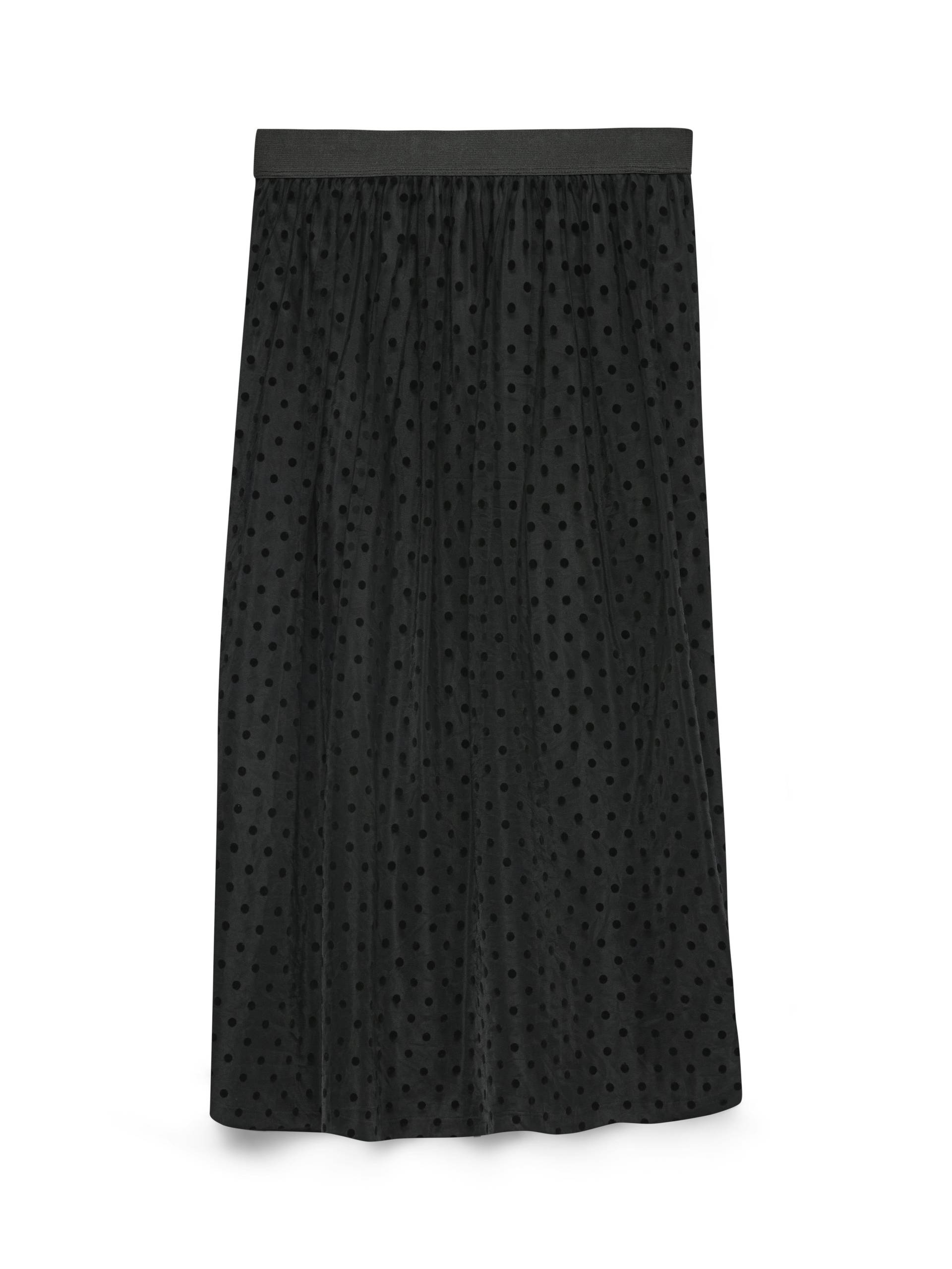VERO MODA - VMNETHA HW 7/8 SKIRT JRS GA black - Gr. - M von VERO MODA