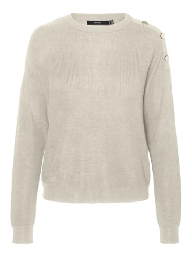 VERO MODA VMNEWLEXSUN LS O-Neck Button Pullover GA von VERO MODA