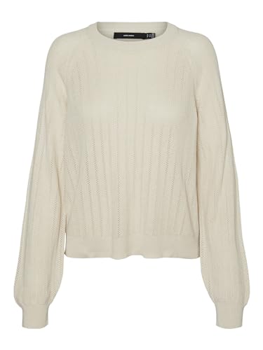 VERO MODA VMNEWLEXSUN Stitch LS O-Neck Pullover GA von VERO MODA