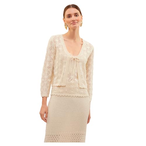 VERO MODA VMNEWVERENA 3/4 V-Neck Cardigan Boo von VERO MODA
