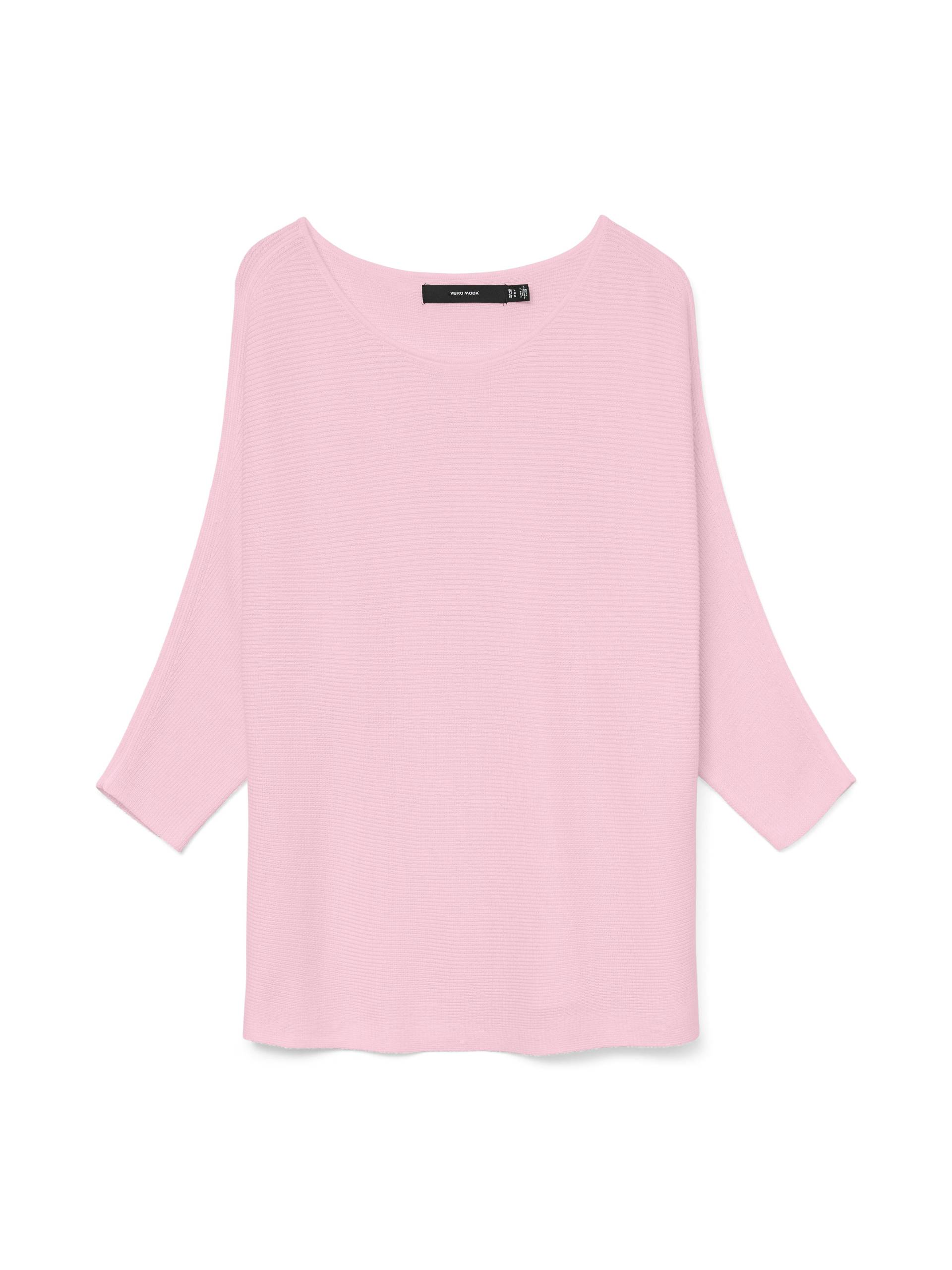 VERO MODA - VMNORA 3/4 BOATNECK BLOUSE NOOS pink-a-boo - Gr. - L von VERO MODA