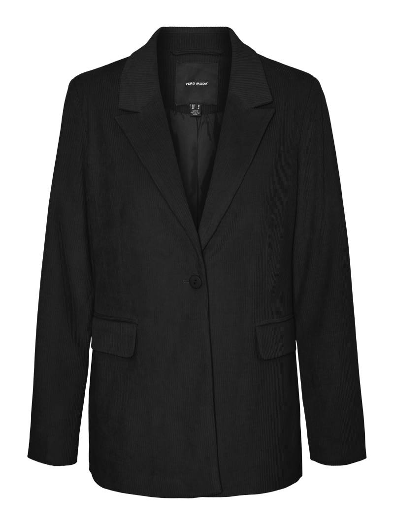 VERO MODA - VMNORA LS LOOSE CORDUROY BLAZER black - Gr. - S von VERO MODA