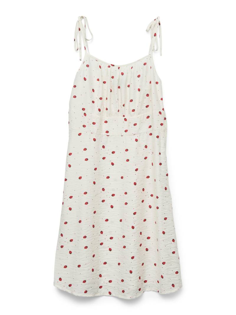 VERO MODA - VMODETTE SL SHORT DRESS WVN GA snow white - Gr. - XS von VERO MODA