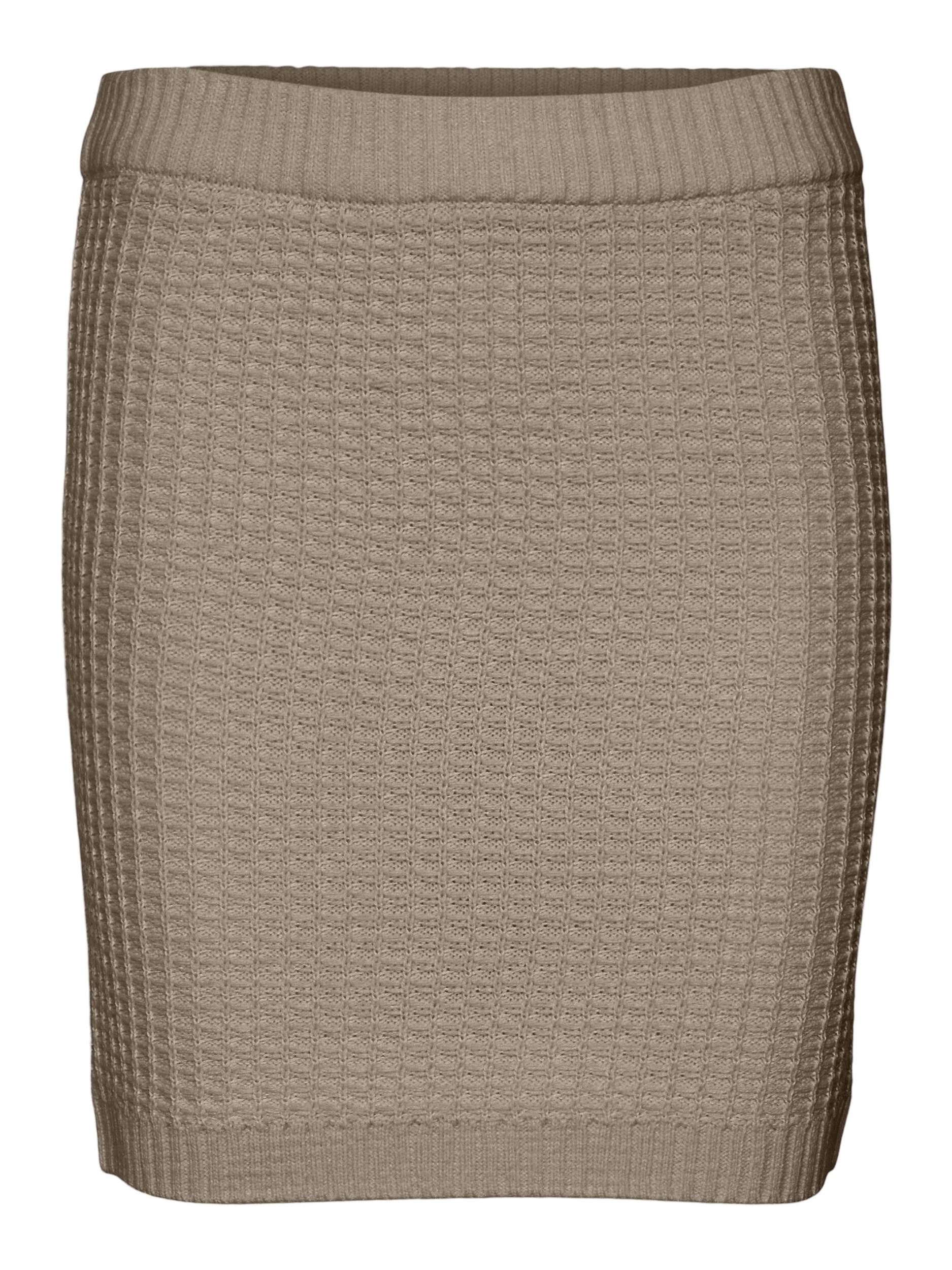 VERO MODA - VMOMEGA NW SHORT SKIRT BOO Braun - Gr. - XS von VERO MODA