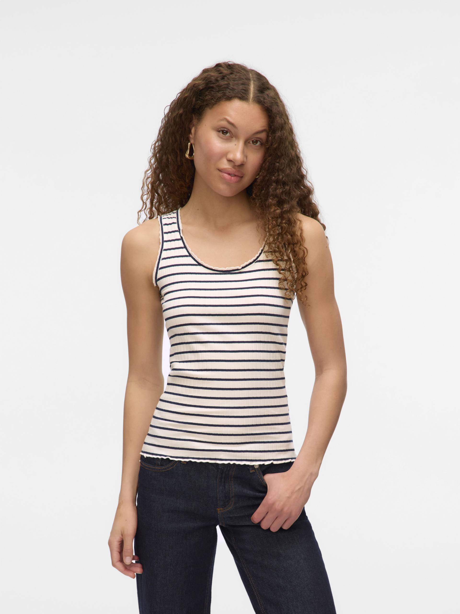 VERO MODA - VMSEA SL TOP JRS snow white - Gr. - S von VERO MODA