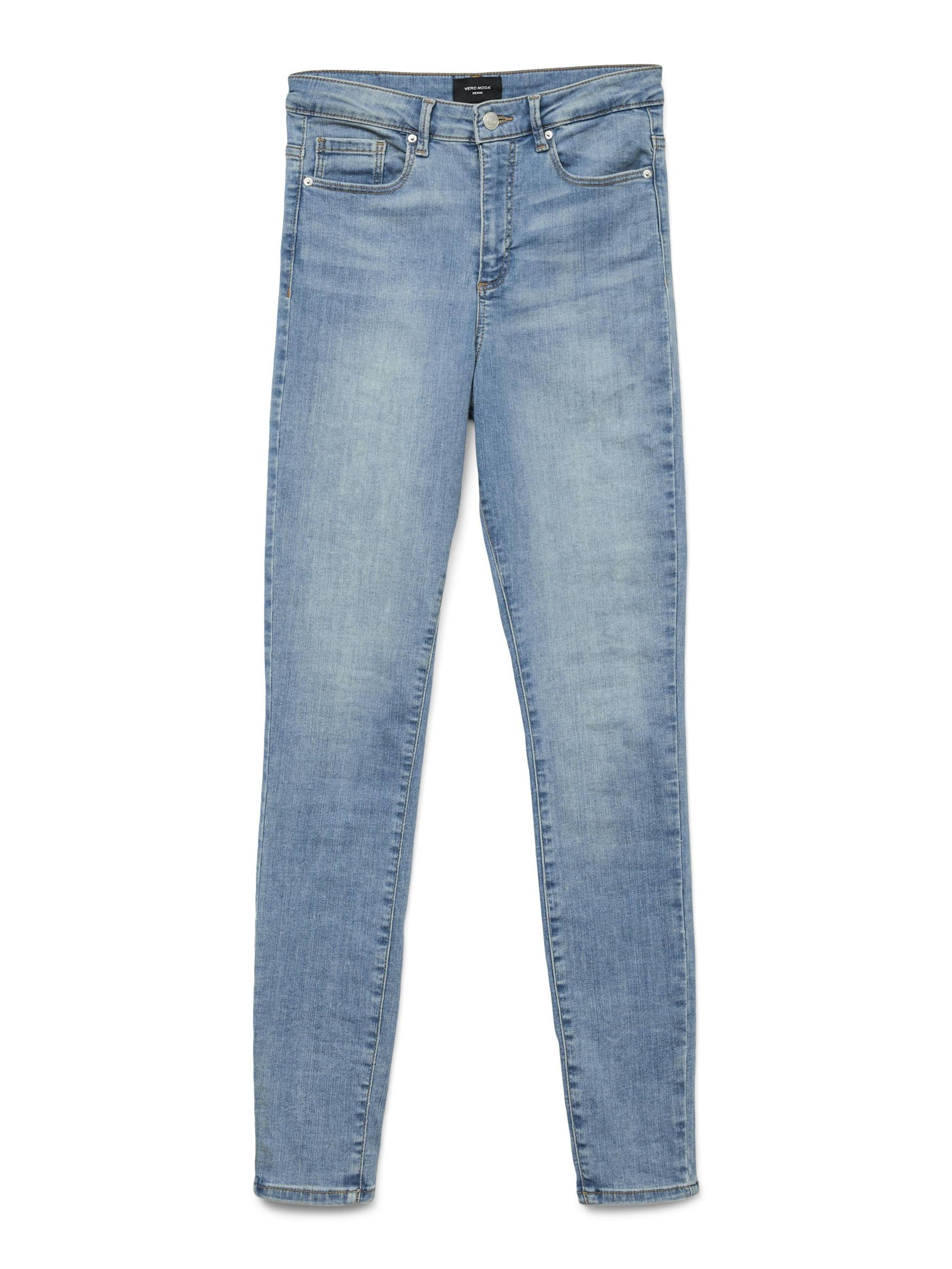 VERO MODA - VMSOPHIA HW SKINNY JEANS LT BL NOOS light blue denim von VERO MODA