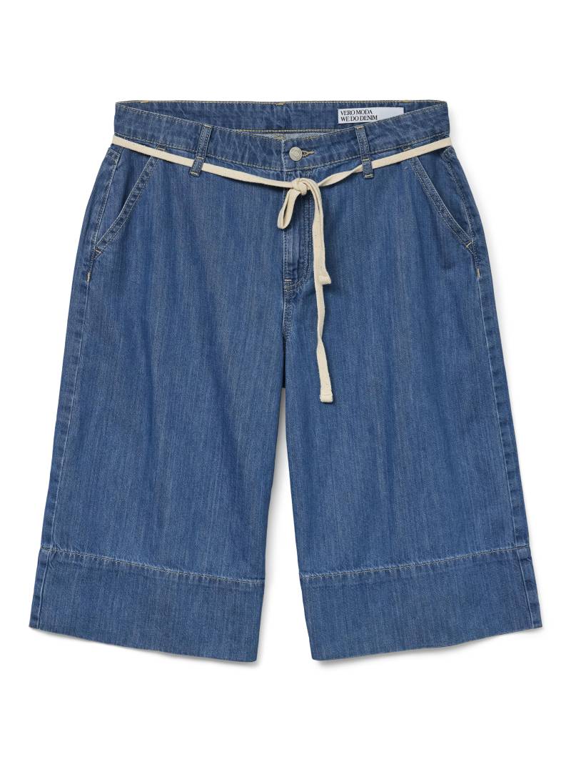 VERO MODA - VMSUZAN MR WIDE DNM STRING JORTS VI3493 light blue denim - Gr. - M von VERO MODA