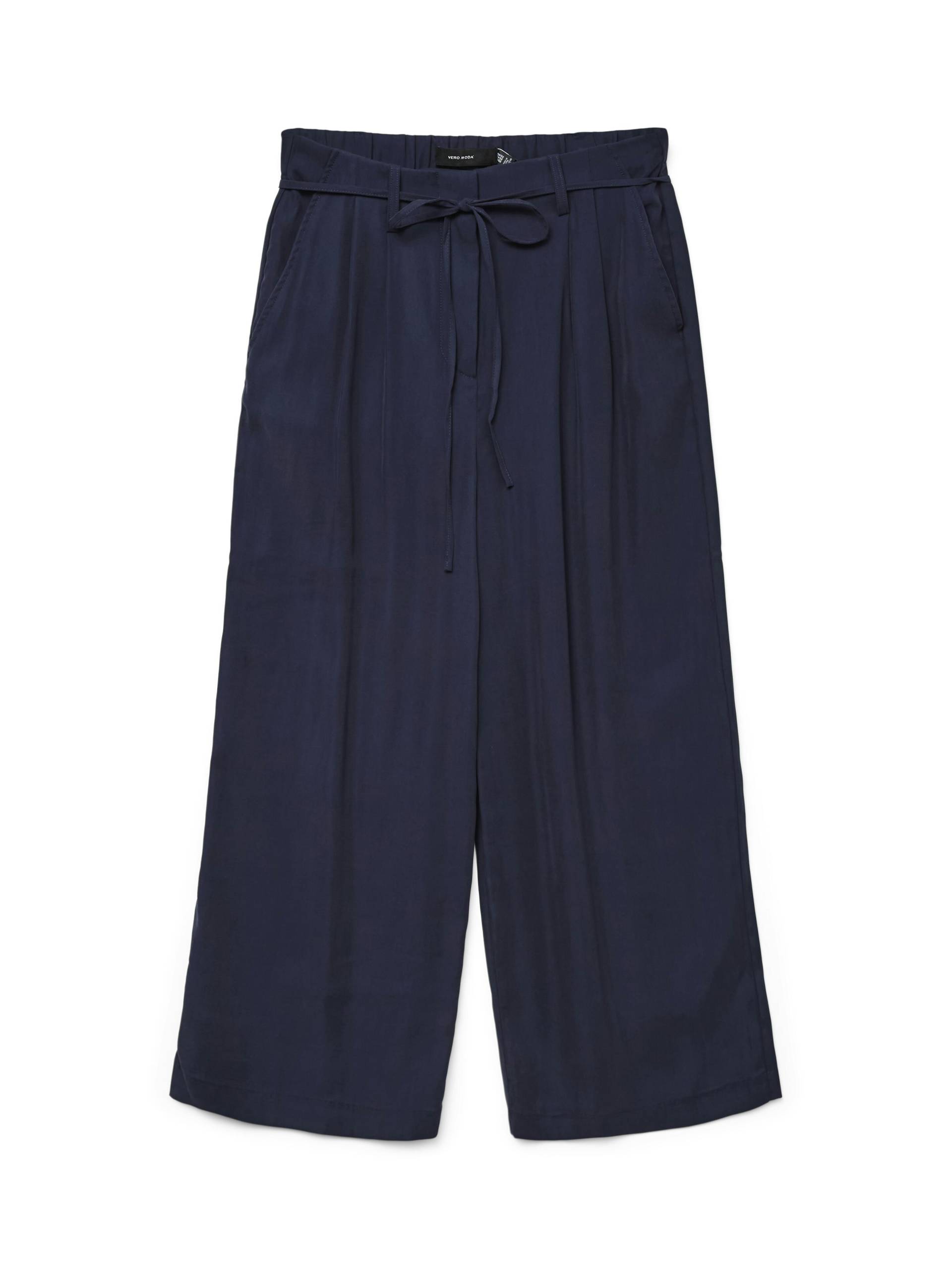 VERO MODA - VMTANYA HW 7/8 WIDE PANTS BOO navy blazer von VERO MODA