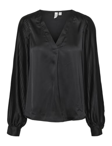 VERO MODA VMTARA L/S V-Neck TOP WVN BTQ GA von VERO MODA