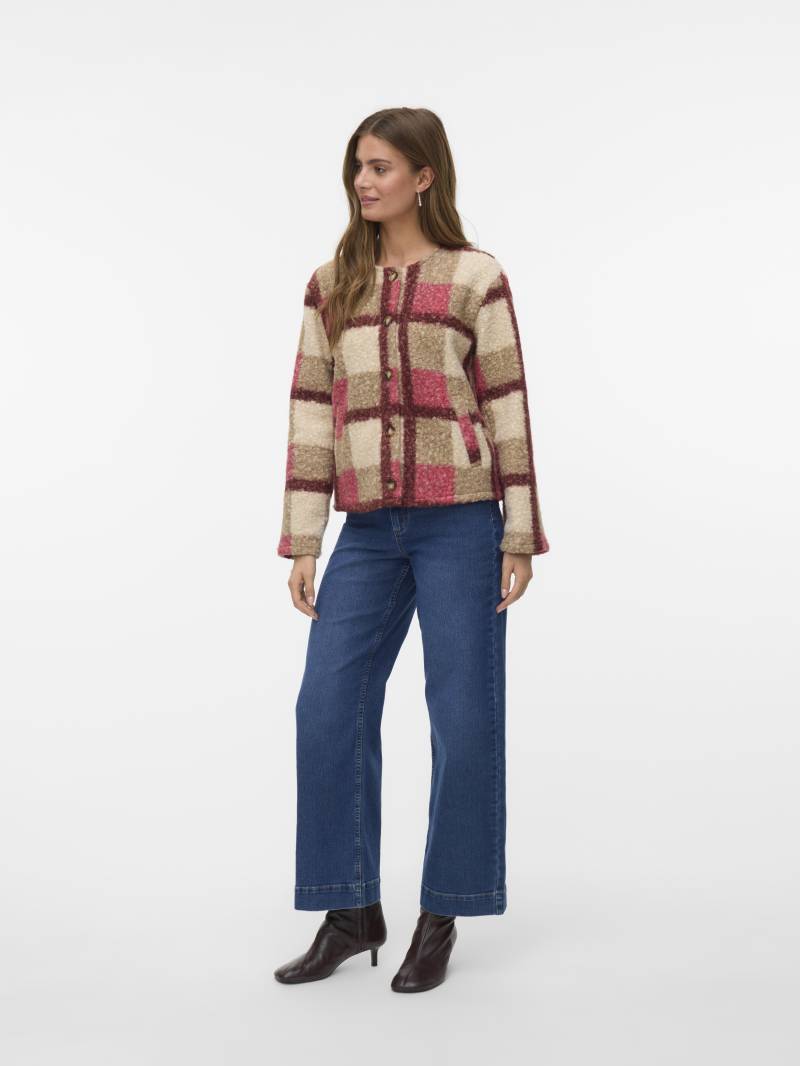 VERO MODA - VMTARA SHORT JACKET GA BOO holly berry - Gr. - XL von VERO MODA