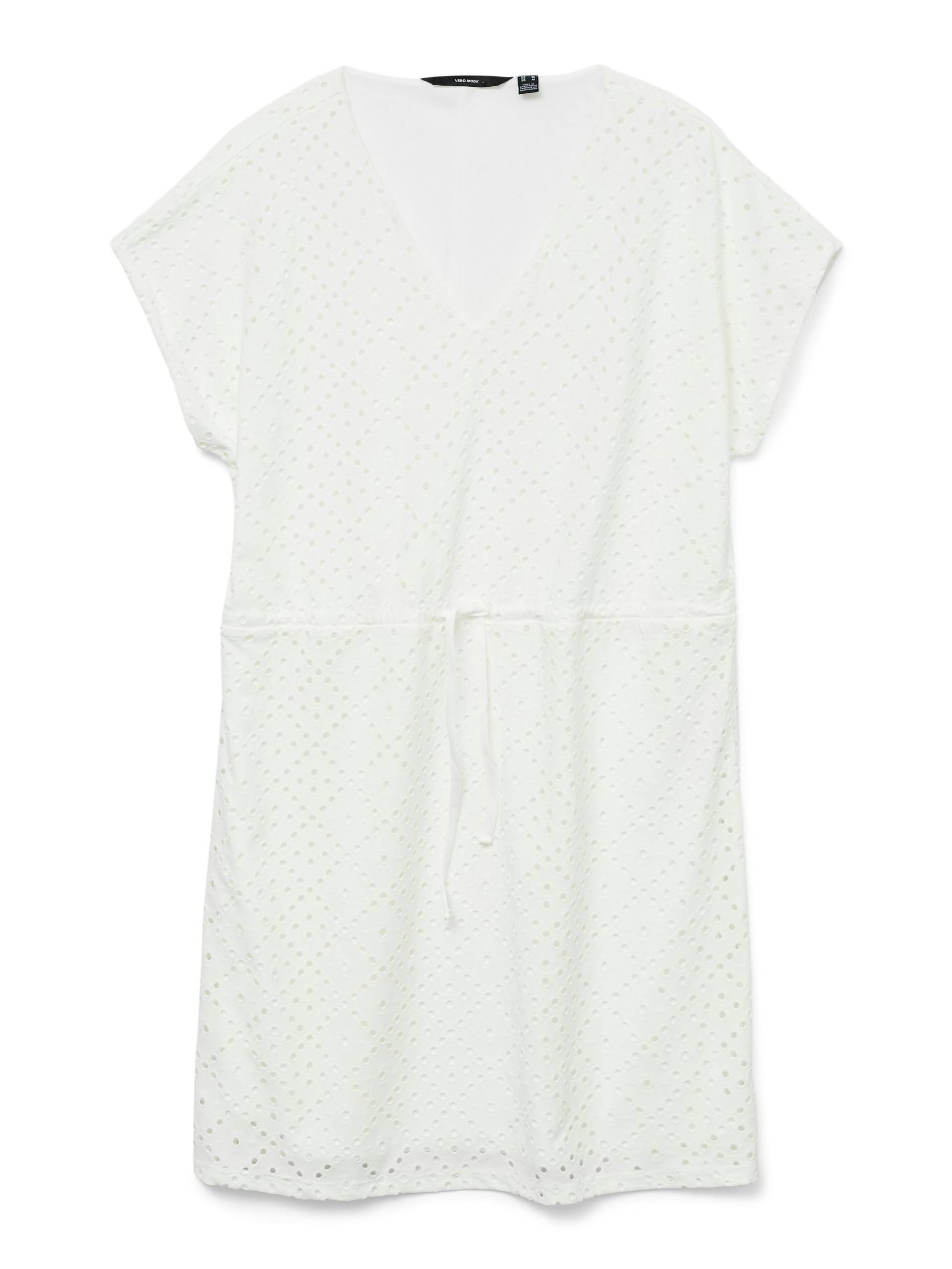 VERO MODA - VMTASSA SS SHORT DRESS JRS NOOS snow white - Gr. - XL von VERO MODA