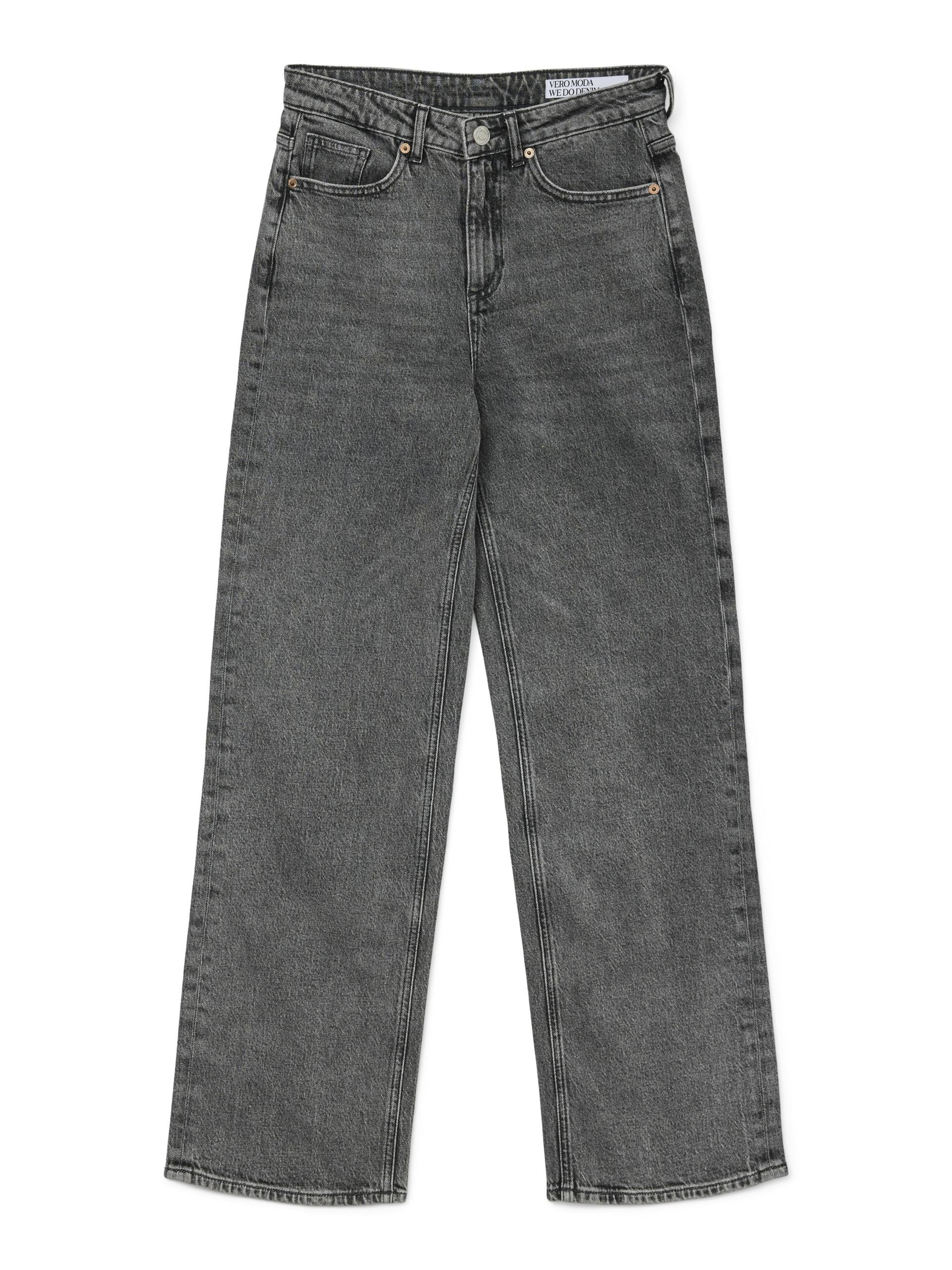 VERO MODA - VMTESSA HR WIDE JEANS RA206 GA NOOS medium grey denim - Gr. - 28/32 von VERO MODA