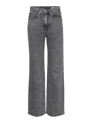 VERO MODA Female Weit geschnitten VMTESSA Hohe Taille Weiter Beinschnitt Jeans von VERO MODA