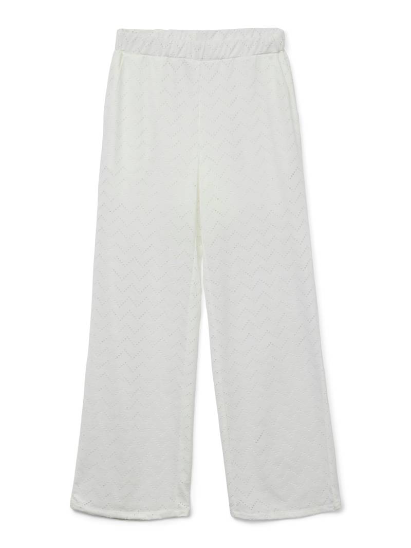 VERO MODA - VMTHAS NW WIDE PANT JRS GA VO snow white - Gr. - M von VERO MODA