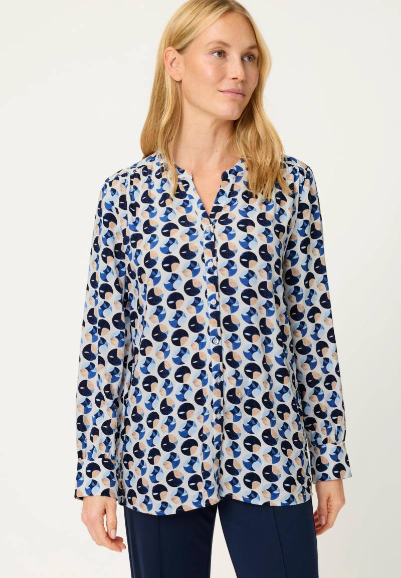Olsen - Blouse Woven Long Sleeves ink blue - Gr. - 42 von Olsen
