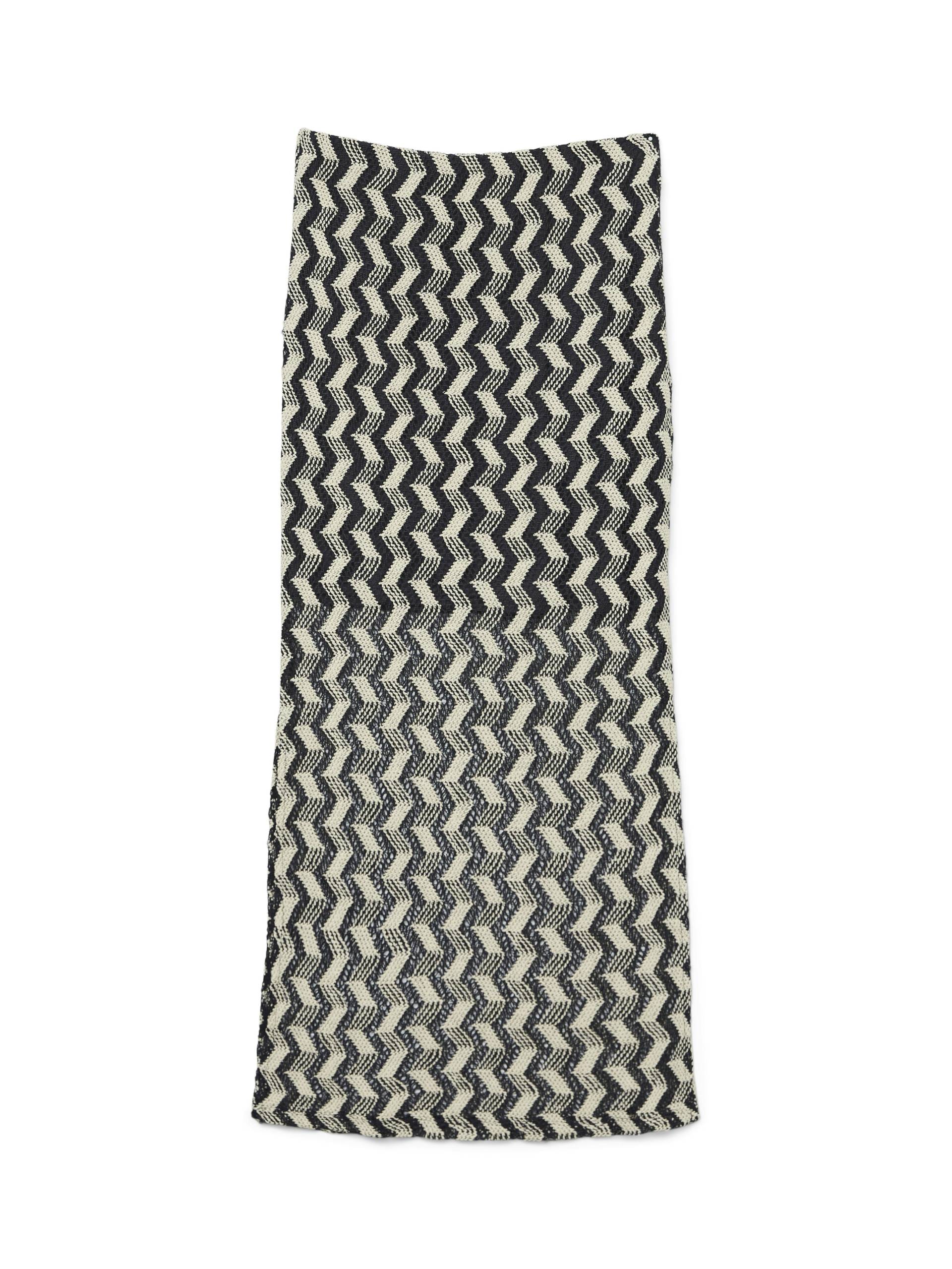 VERO MODA - VMTIKKA HW ANKLE SKIRT JRS GA navy blazer - Gr. - M von VERO MODA