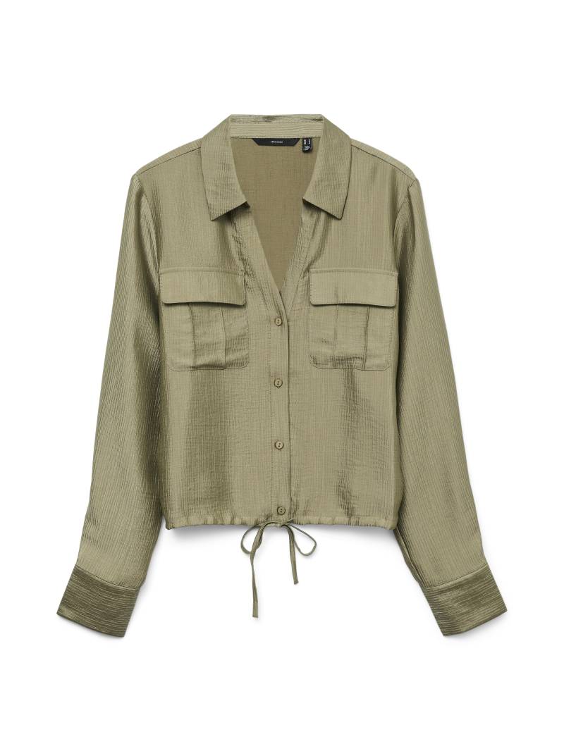 VERO MODA - VMTOMA LS TIE SHIRT WVN LCS - Gr. - S von VERO MODA