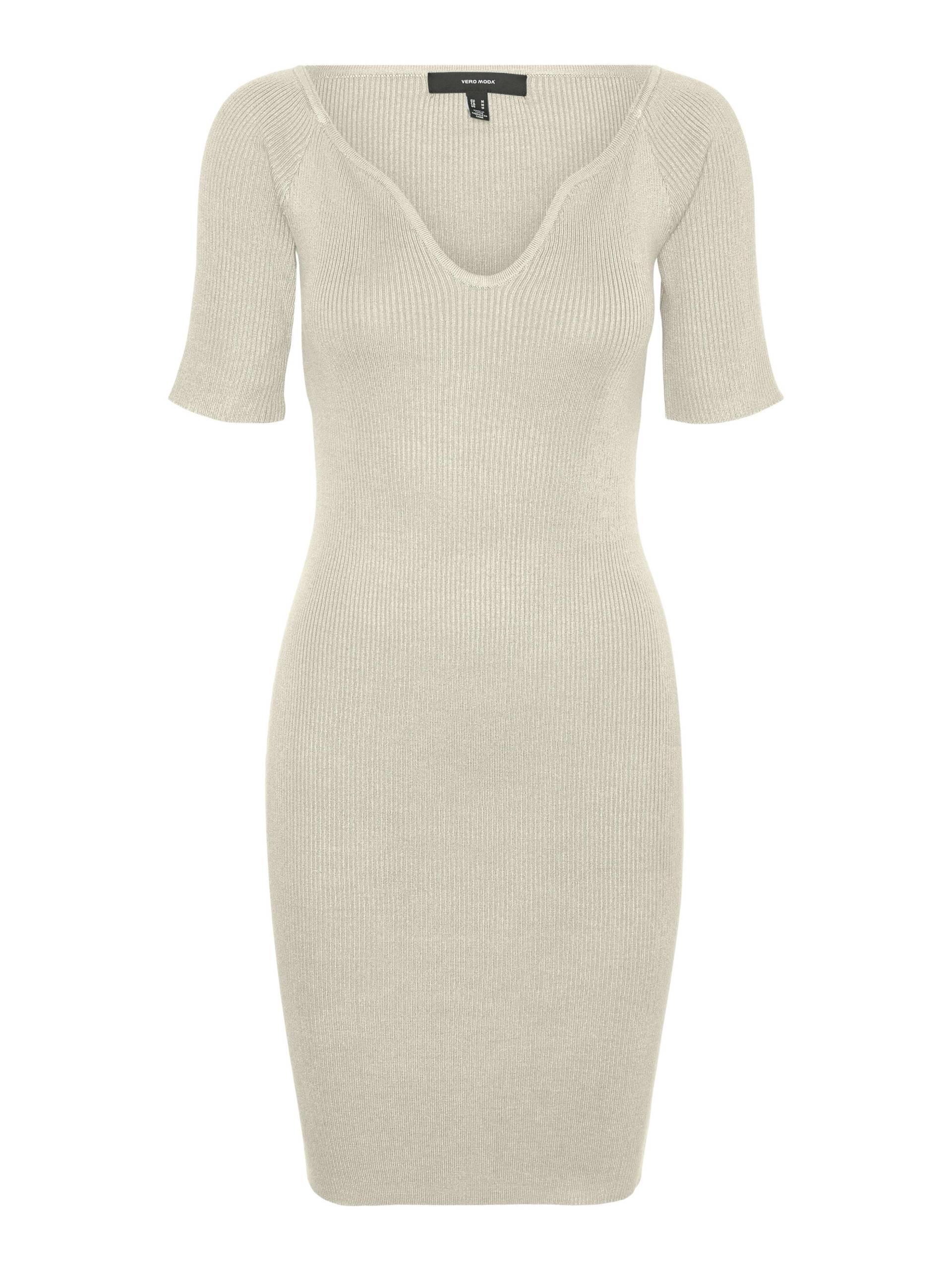 VERO MODA - VMWILLOW SS SWEETHEART SHORT DRESS GA birch - Gr. - XS von VERO MODA