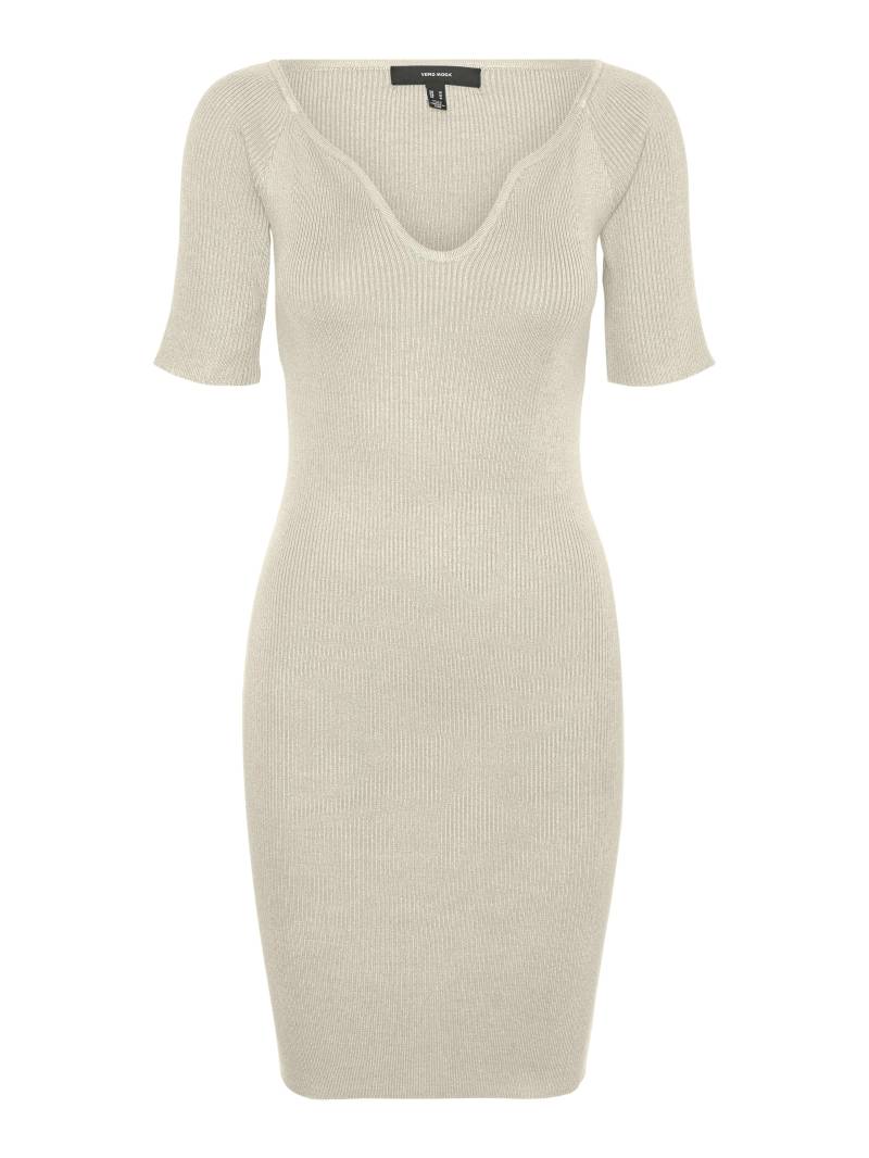 VERO MODA - VMWILLOW SS SWEETHEART SHORT DRESS GA birch - Gr. - XS von VERO MODA